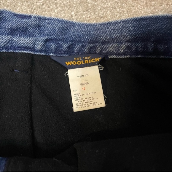 Woolrich fleece longer straight leg jeans - Picture 2 of 5